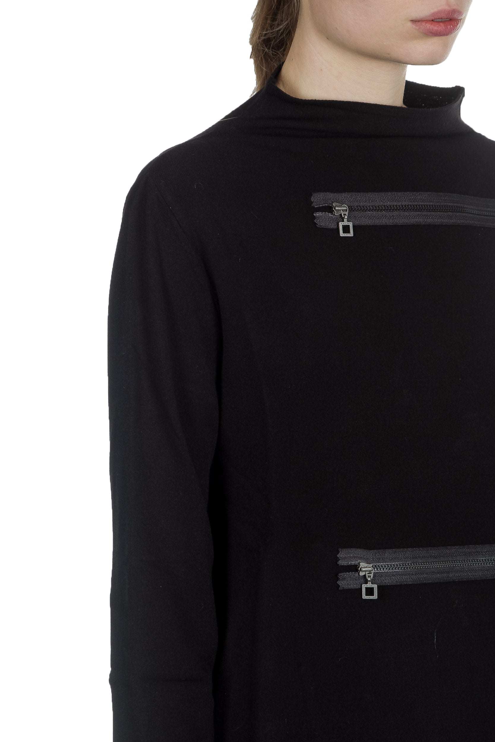 Sarah Pacini Damen Avantgarde Kleid schwarz