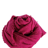 Faliero Sarti Gestrickter Schal 'ALEXIA' aus Schurwollmischung bordeaux