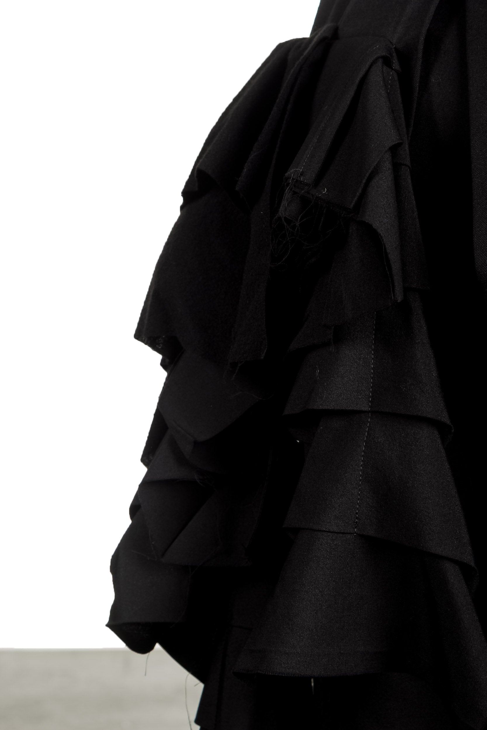 Yohji Yamamoto Damen Avantgarde Doppelreihiger Blazer schwarz