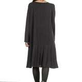 Apuntob Damen Avantgarde Kleid schwarz