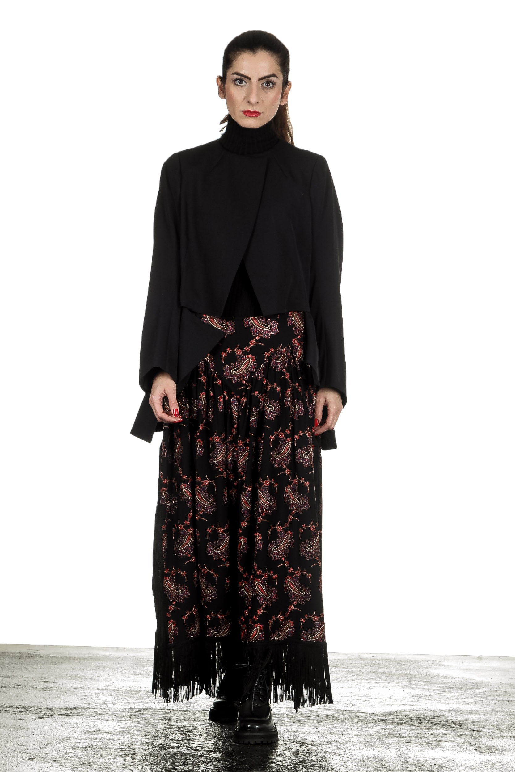 Comme Des Garçons Damen Blazer mit Einsätzen schwarz