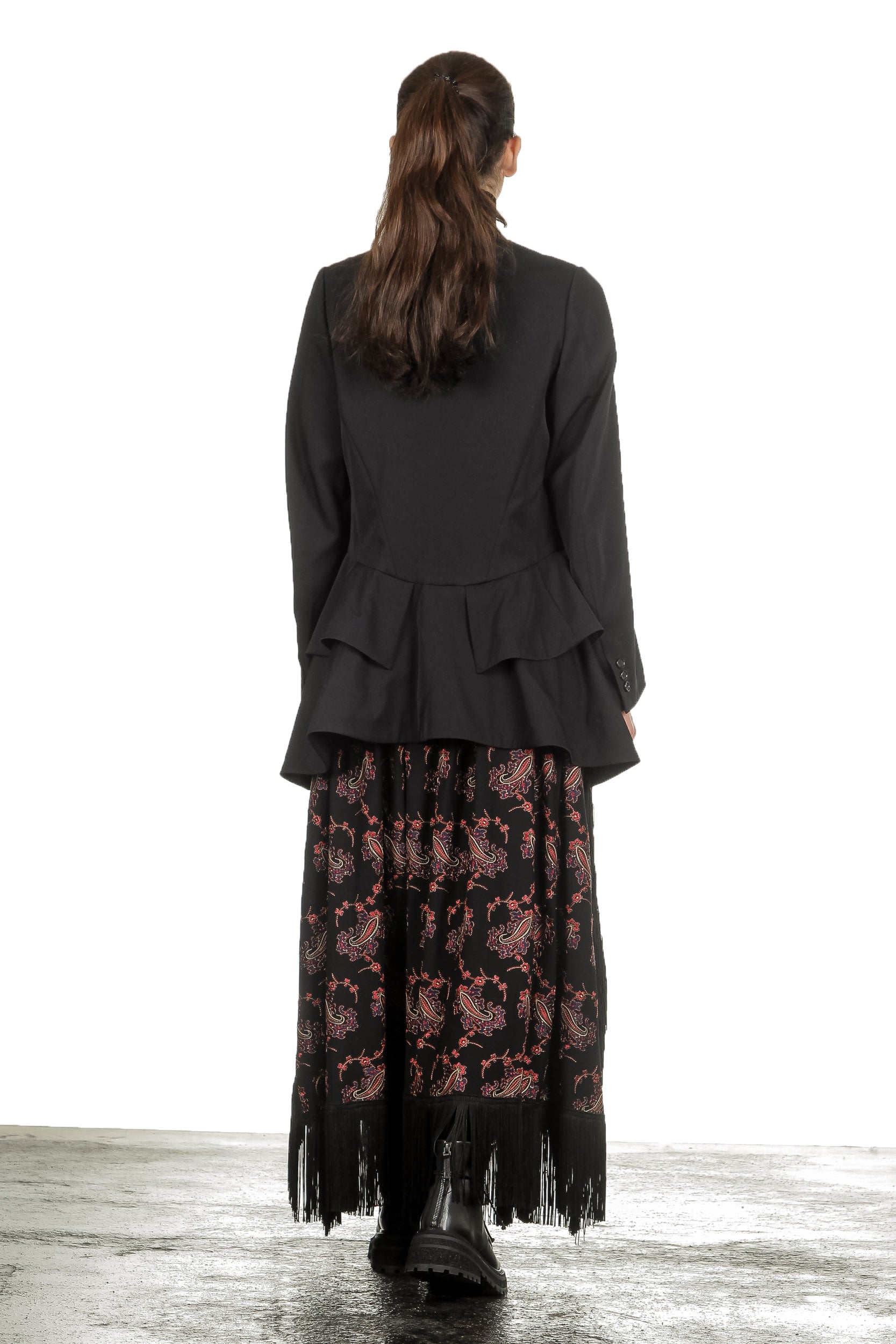 Comme Des Garçons Damen Blazer mit Einsätzen schwarz