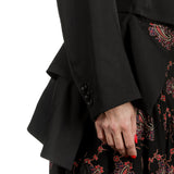 Comme Des Garçons Damen Blazer mit Einsätzen schwarz