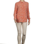 Equipment Seidenbluse Animal Print