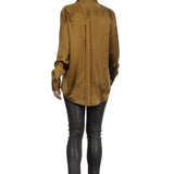 Equipment Seidenbluse olive
