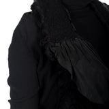 Marc Le Bihan Damen Avantgarde Jacke im Layering-Look schwarz