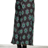 Paco Rabanne Damen Rock mit Blumen-Print mehrfarbig