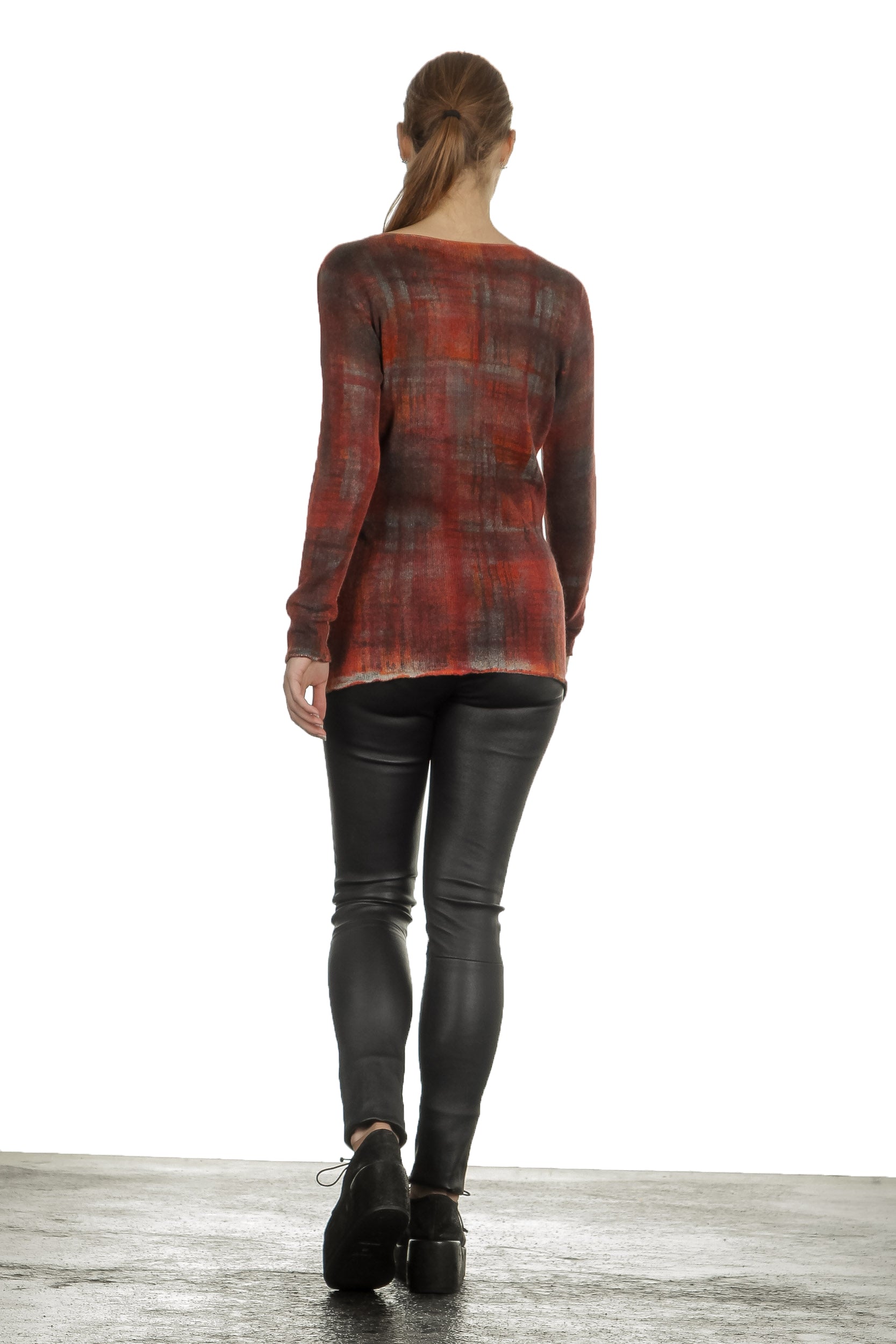 F Cashmere Damen Kaschmir Pullover multicolor