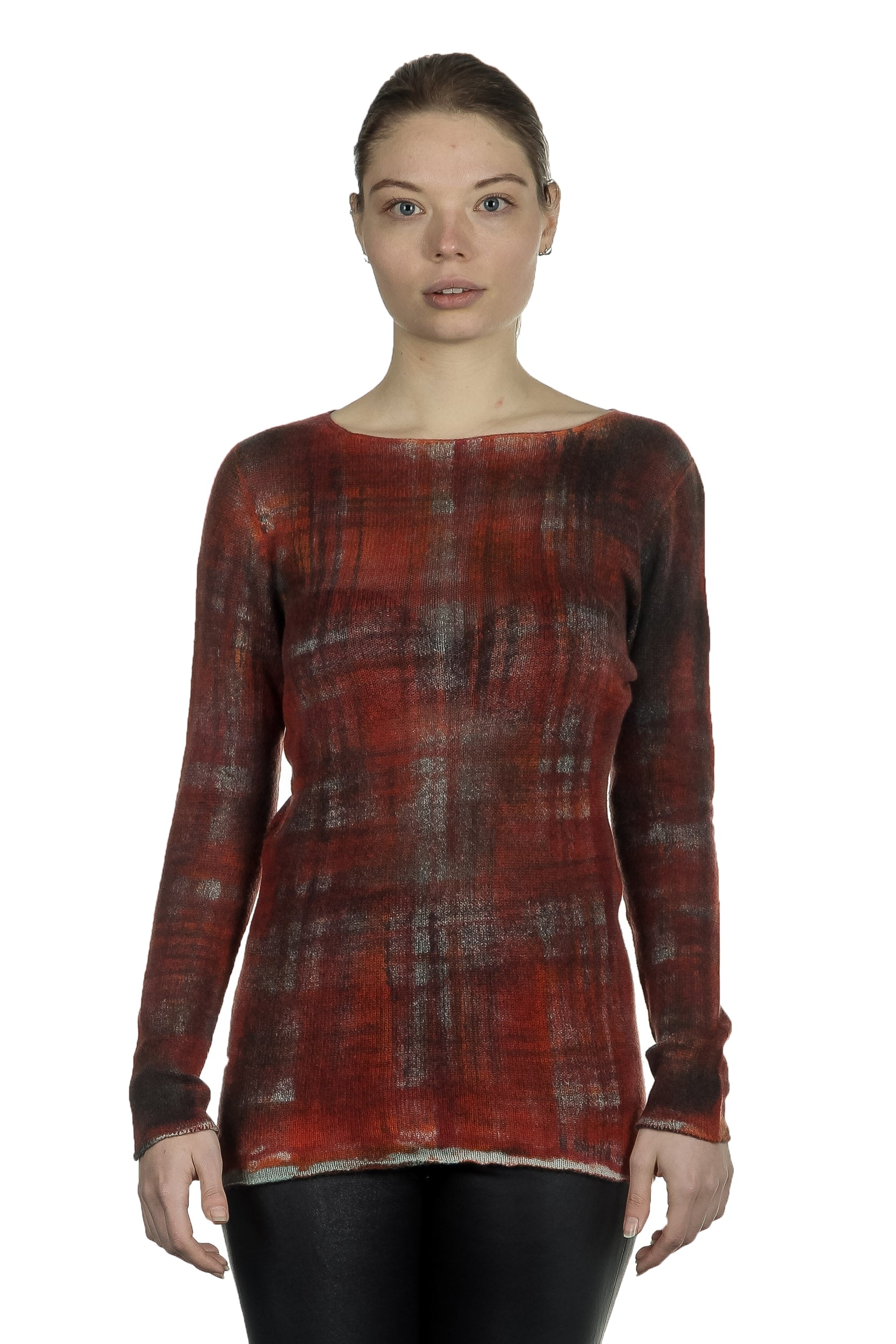 F Cashmere Damen Kaschmir Pullover multicolor