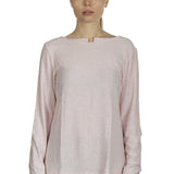 The Swiss Label Damen Langarm Shirt puder