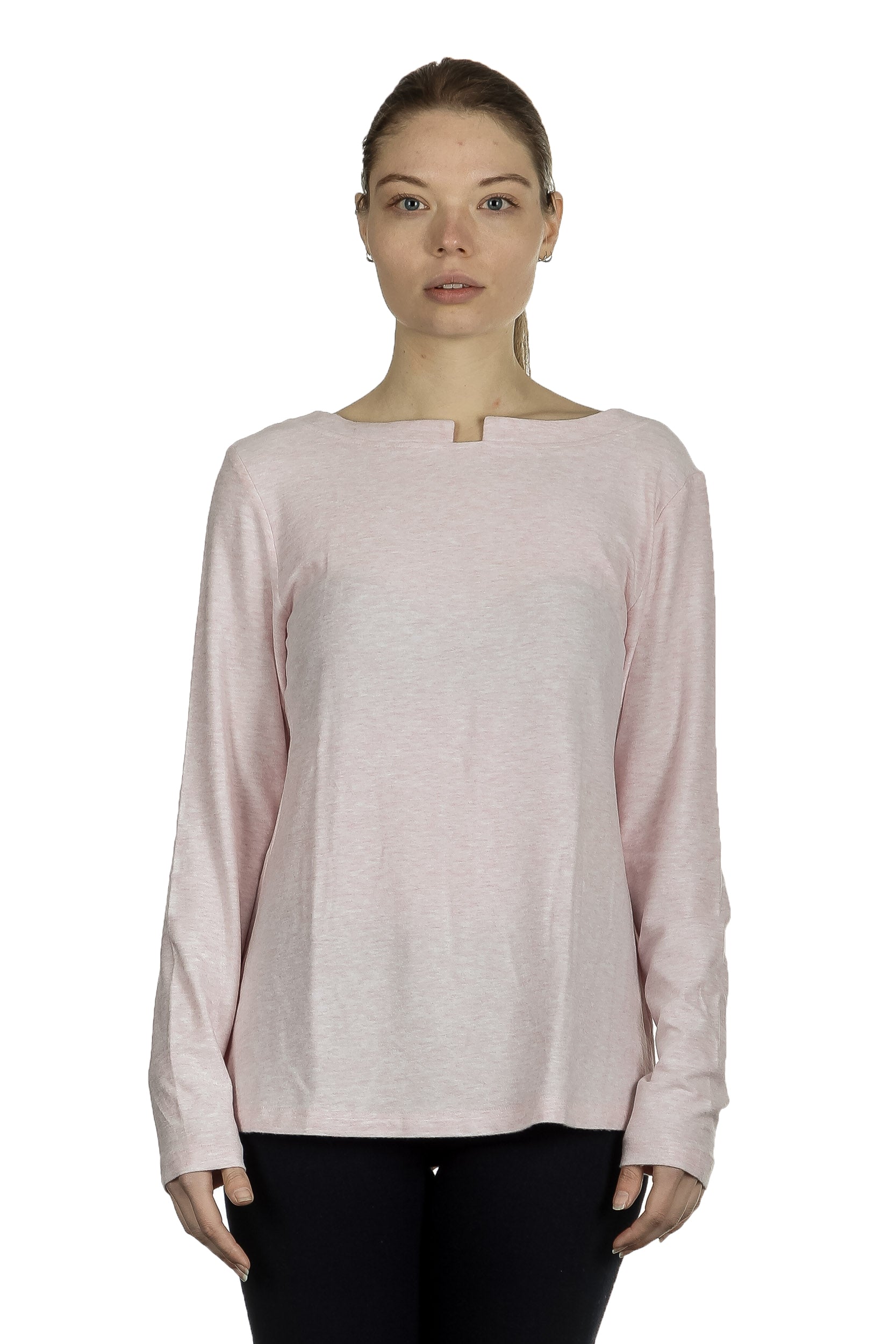 The Swiss Label Damen Langarm Shirt puder