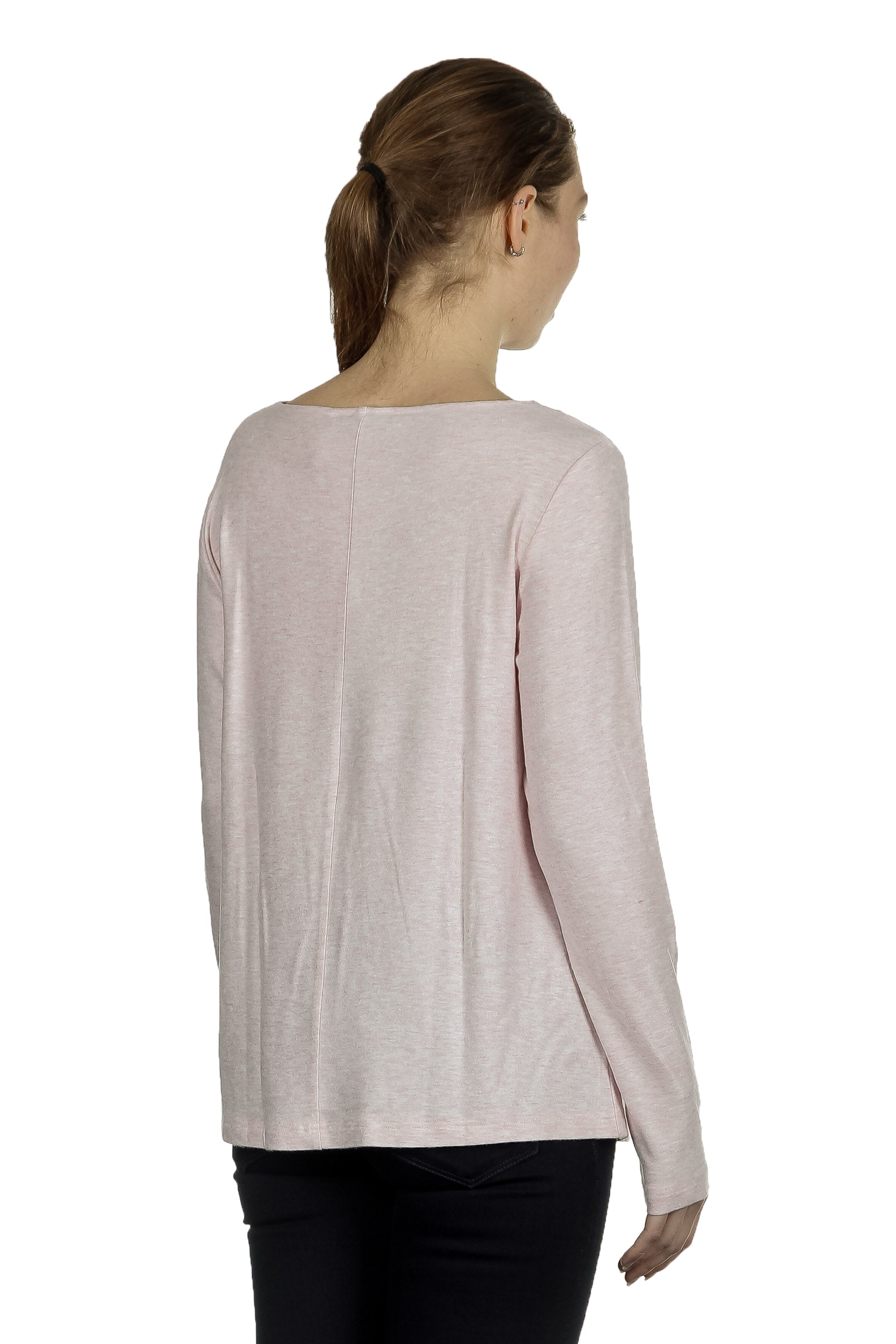 The Swiss Label Damen Langarm Shirt puder