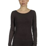 The Swiss Label Damen Langarm Shirt braun