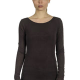 The Swiss Label Damen Langarm Shirt braun