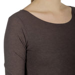 The Swiss Label Damen Langarm Shirt braun