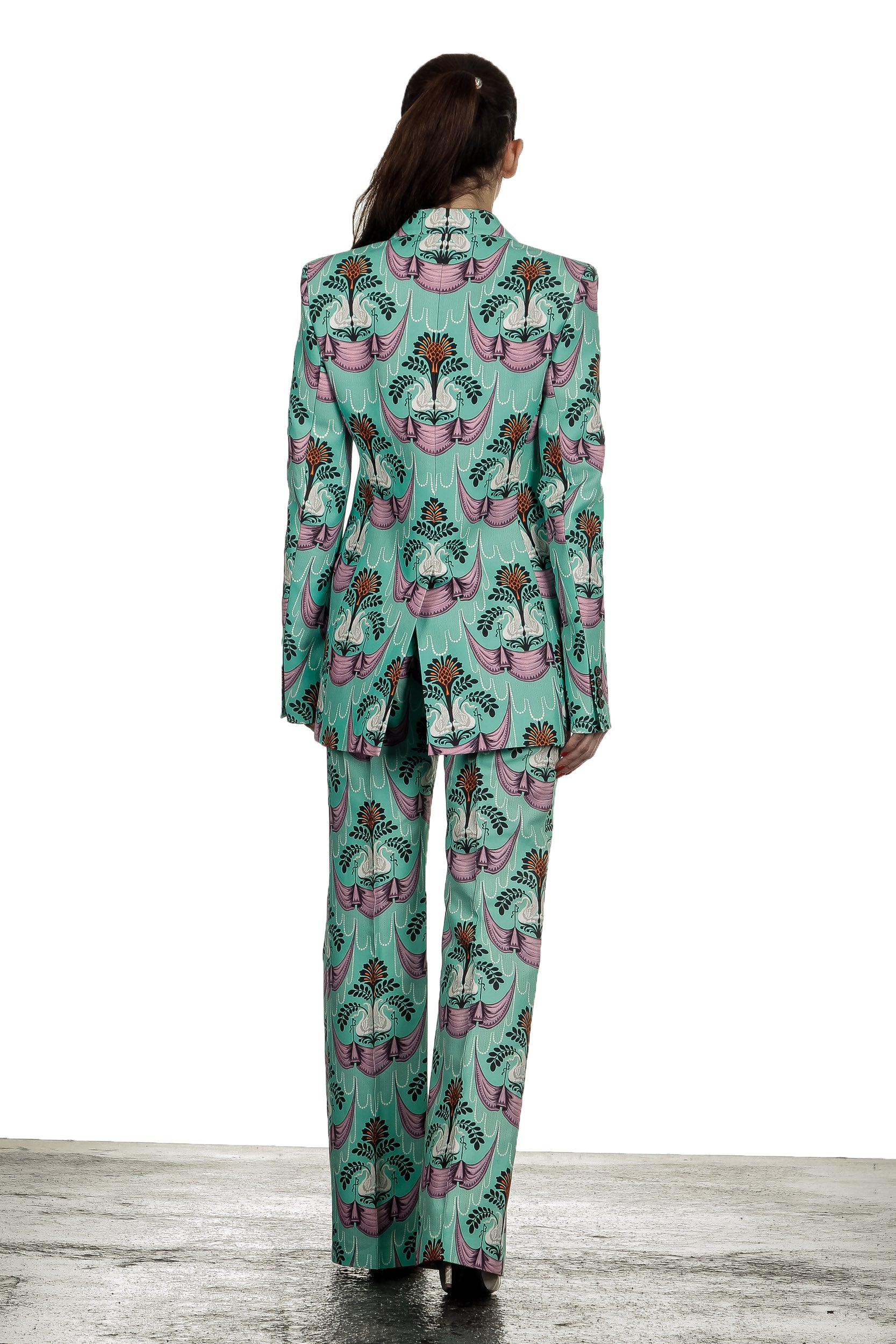 Paco Rabanne Damen Hose mit Blumenmuster mehrfarbig