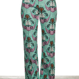 Paco Rabanne Damen Hose mit Blumenmuster mehrfarbig
