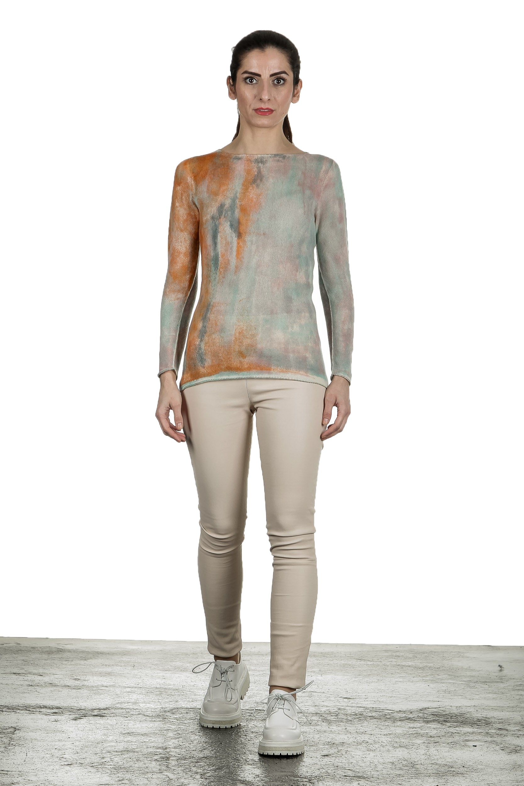 F Cashmere Pullover multicolor