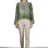 Avant Toi Damen Pullover grün multicolor