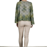 Avant Toi Damen Pullover grün multicolor