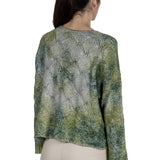 Avant Toi Damen Pullover grün multicolor