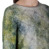 Avant Toi Damen Pullover grün multicolor
