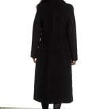 Yukai Damen Langer Mantel schwarz