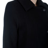 Yukai Damen Langer Mantel schwarz