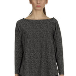 Schella Kann 2 Damen Stretch Langarm Shirt Print schwarz grau