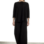Schella Kann 2 Damen Bluse in A-Form schwarz