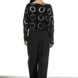Schella Kann 2 Damen 7/8 Hose mit Bundfalten schwarz