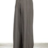 Schella Kann 2 Damen Weite Hose mit Print schwarz weiß