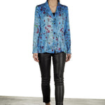 AVANT TOI Damen Blazer mit floralem Print mehrfarbig