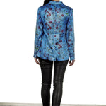 AVANT TOI Damen Blazer mit floralem Print mehrfarbig