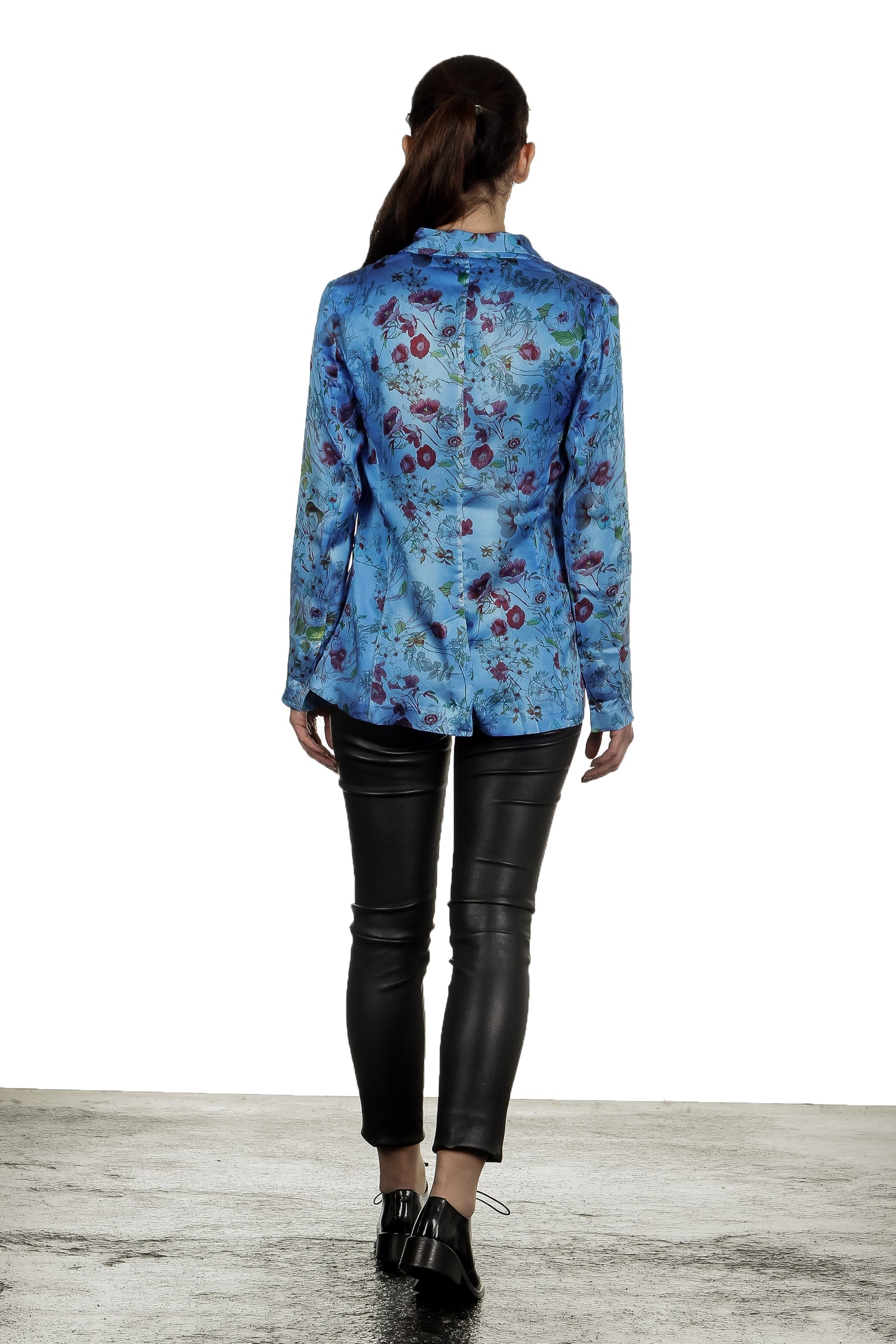 AVANT TOI Damen Blazer mit floralem Print mehrfarbig