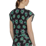 Paco Rabanne Damen Top mit floralem Print mehrfarbig