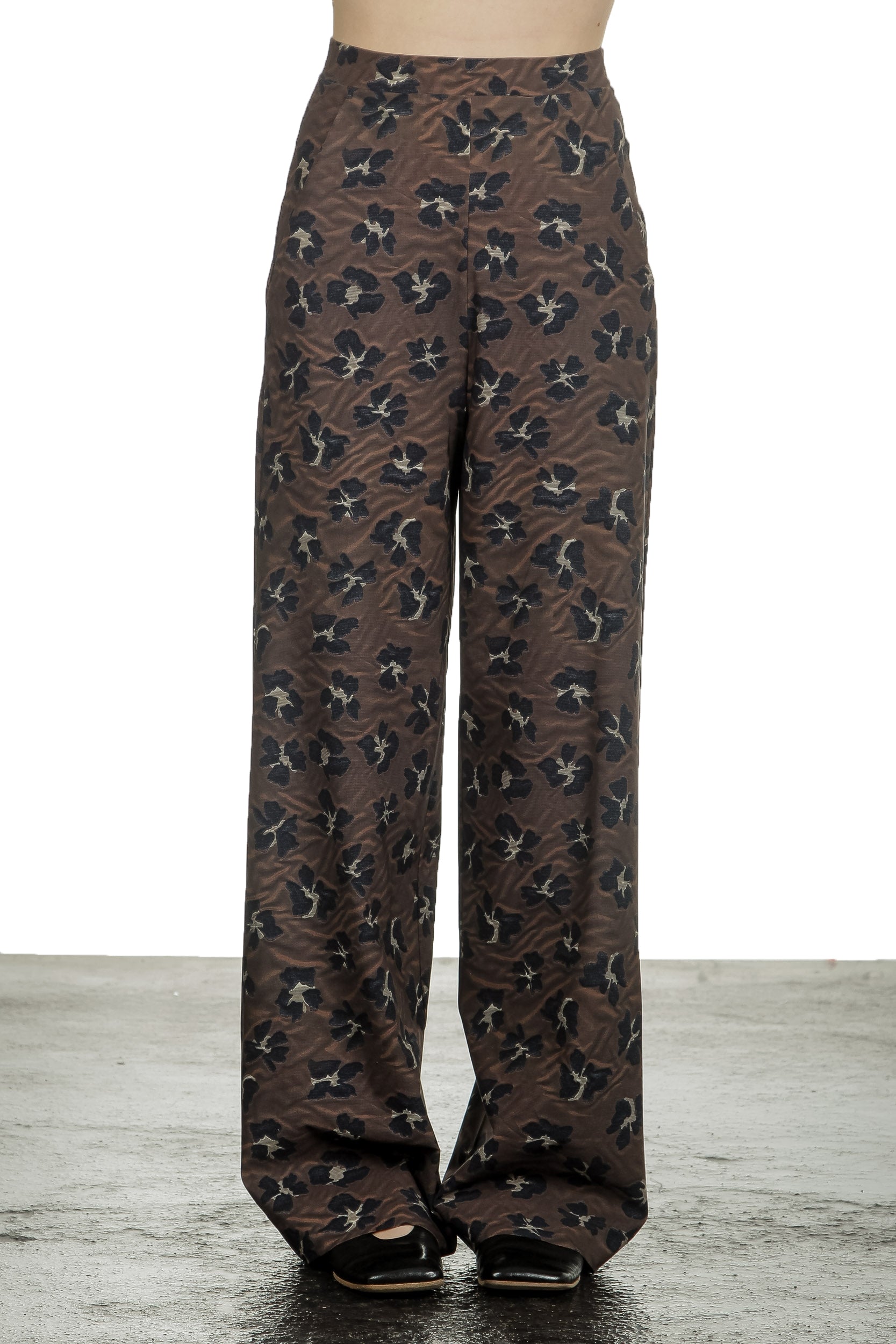 Schella Kann 2 Damen Weite Hose mit Print mehrfarbig