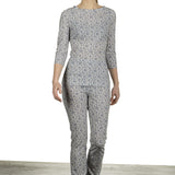 Schella Kann 2 Damen Hose mit Print mehrfarbig