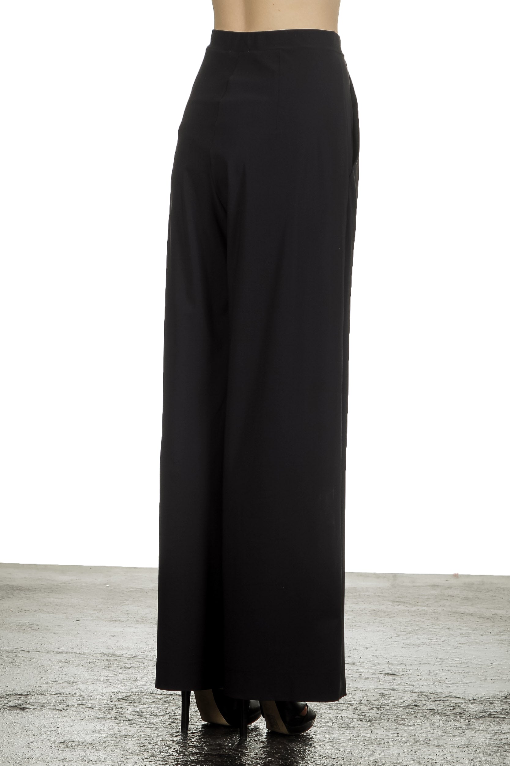 Schella Kann 2 Damen Hose mit weitem Bein schwarz
