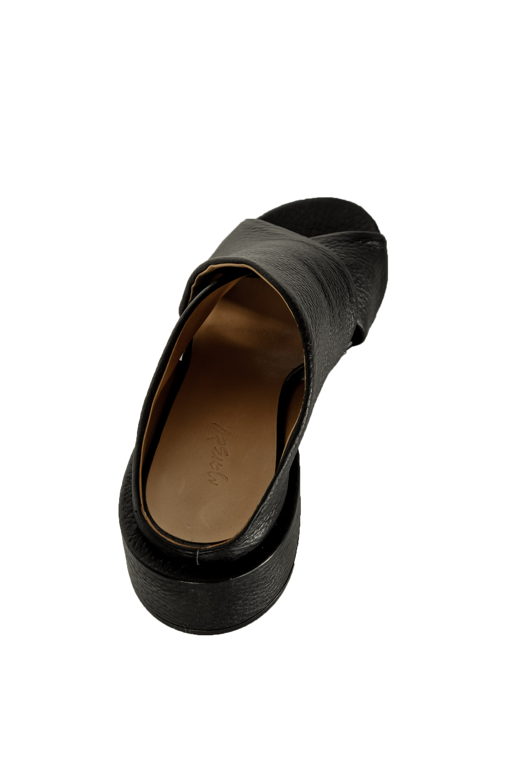 Marsèll Damen Flache Mules mit Riemen schwarz
