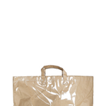Comme Des Garçons Handtasche mit Logo-Print beige