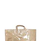 Comme Des Garçons Handtasche mit Logo-Print beige