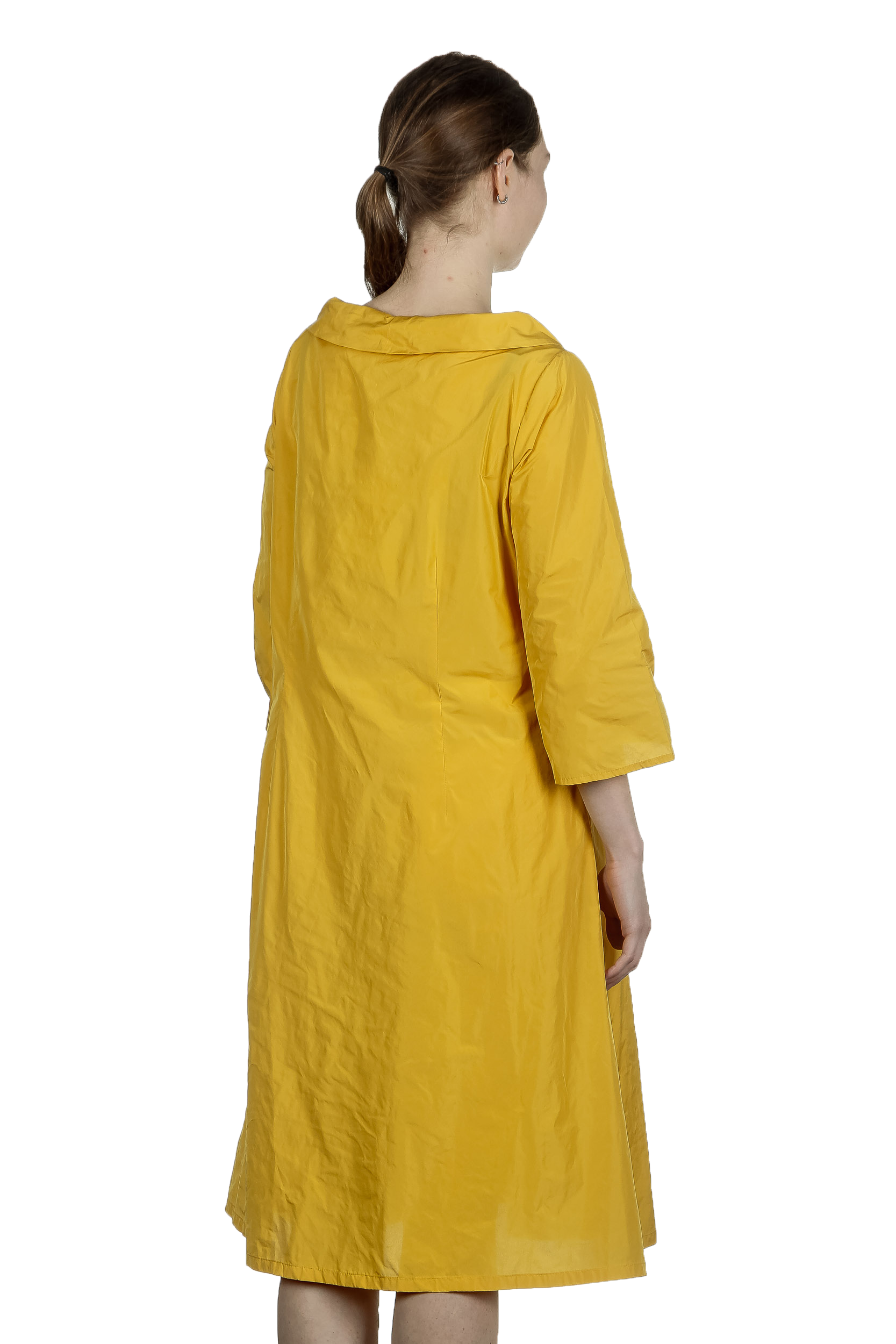Katharina Hovman Damen Kleid in A-Linie gelb