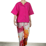 Katharina Hovman Damen Oversized Bluse pink