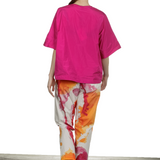 Katharina Hovman Damen Oversized Bluse pink