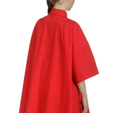 Katharina Hovman Damen Oversized Hemdbluse rot