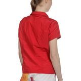 Katharina Hovman Damen Bluse mit Umlegekragen rot