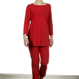 Katharina Hovman Damen 7/8 Hose rot