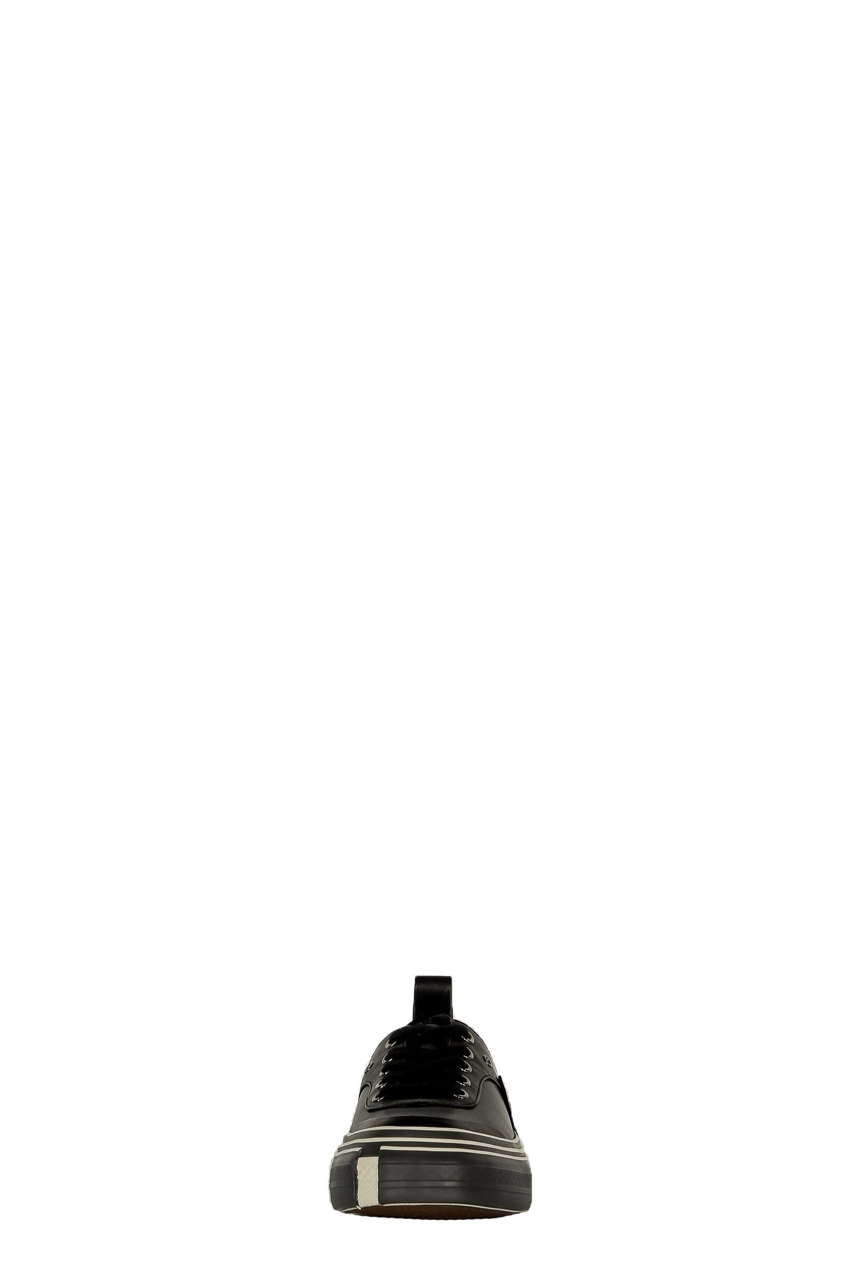 Yohji Yamamoto Damen Leder Sneaker schwarz