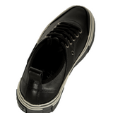 Yohji Yamamoto Damen Leder Sneaker schwarz